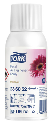 Tork Luchtverfrisser Spray Floral Bloemen A1 12x75ml