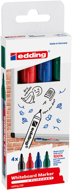 whiteboard, marker, dry-erase, set, 4x