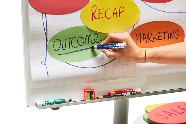 Whiteboardpotlood STABILO MARKdry 648/41  blauw