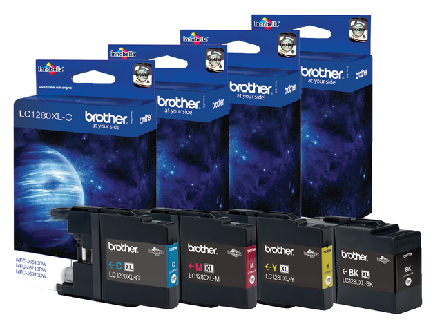 Inktcartridge Brother LC-1280XLM rood