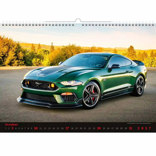 auto, sports car, Mustang, green car, coupe