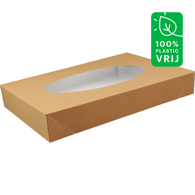 Depa Biodore cateringdsmetvens kraft 55x37x8cmdoos 4x10 st.