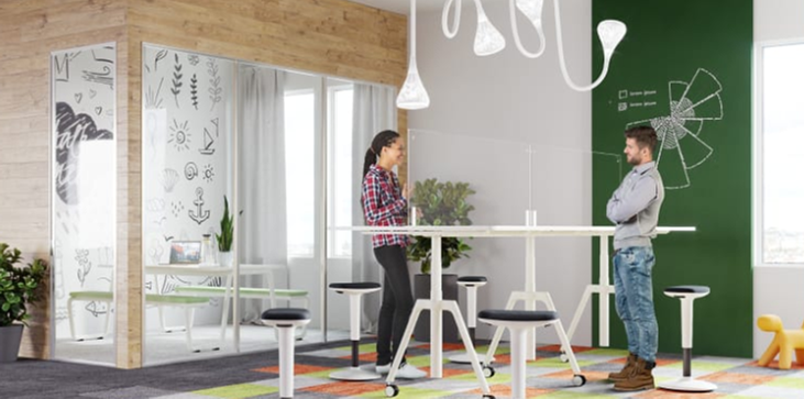 Collega's communiceren