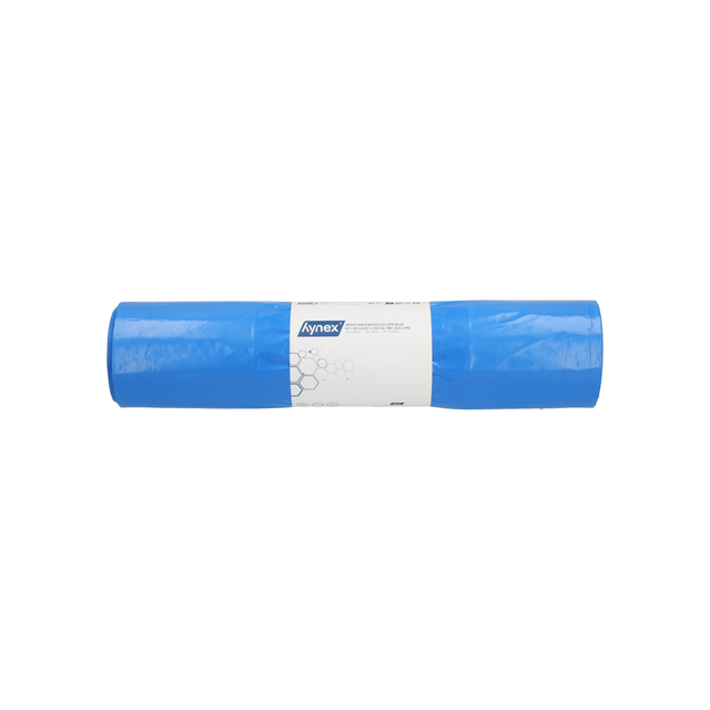rollen, plastic, blauw, trommel, afvalzak
