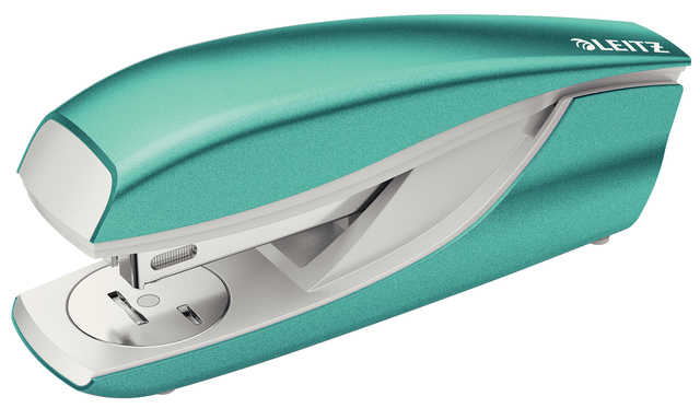 kantoor-stapler, stapler, klassieke-lijn, turquoise, miniatuur-stapler