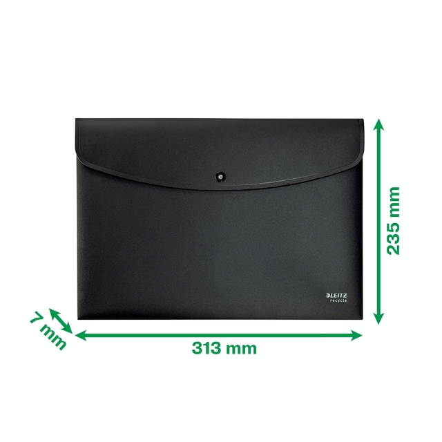 black, document holder, clutch, envelope, leitz