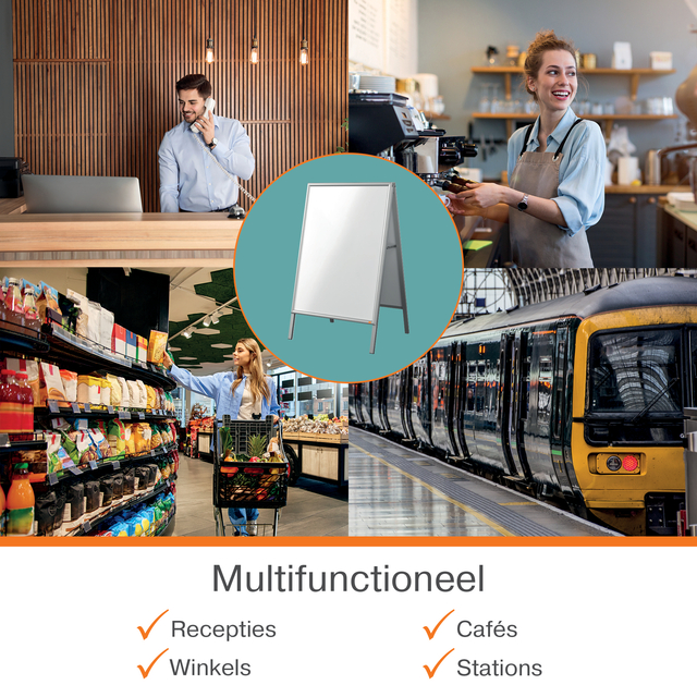 kantoor, kassa, supermarkt, trein, multifunctioneel