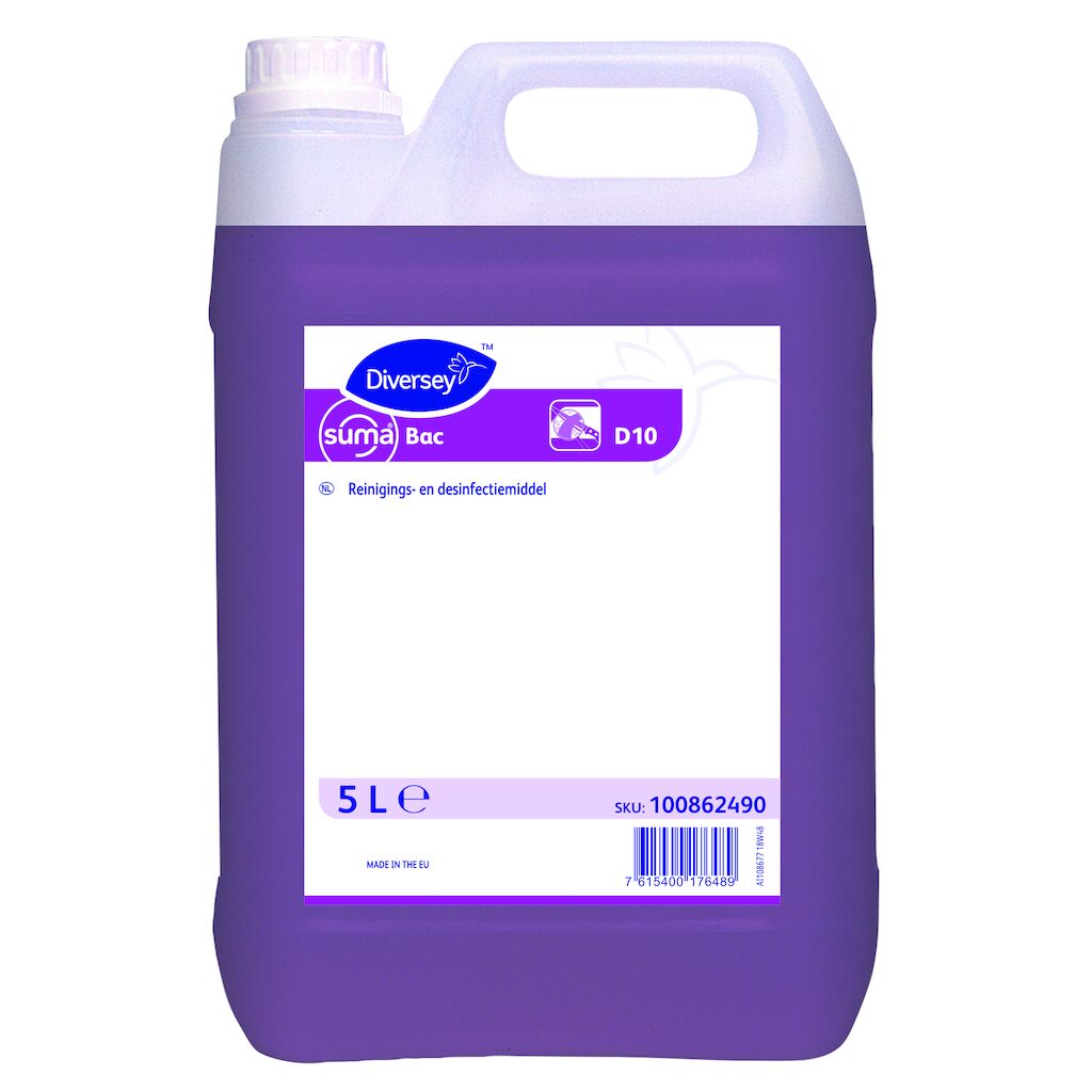 Diversey Suma Bac D10 Reiniging en Desinfectie can 5ltr
