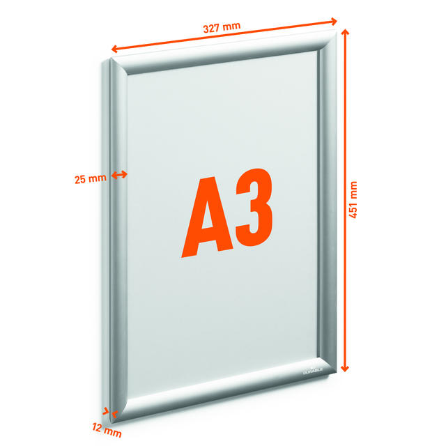 poster, frame, A3, portrait, dimensions