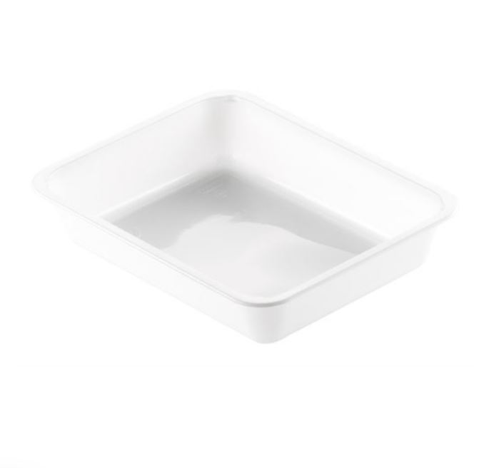 Duni Schaal Tray 1-vak 1200ml wit 225x175x43mm CPET 300st