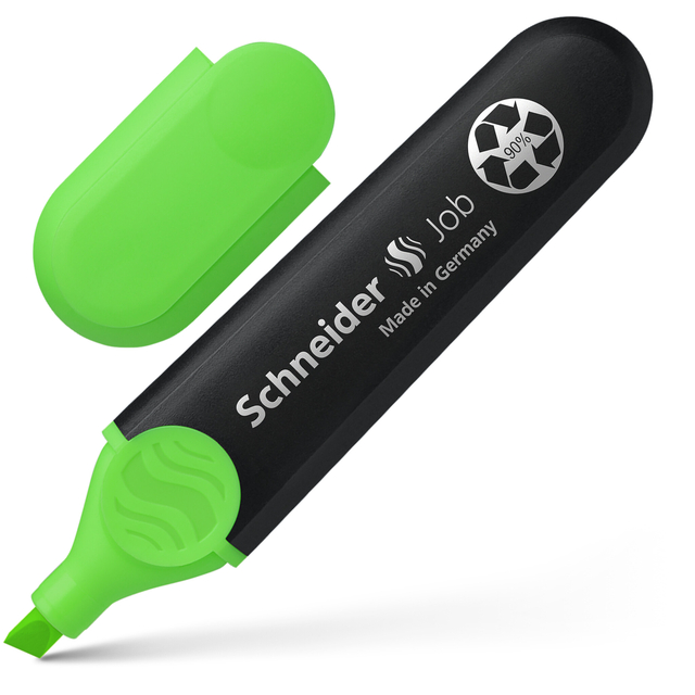 marker, felt-tip, groen, pen, Schneider