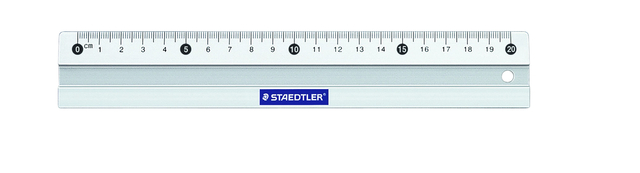 Liniaal Staedtler 563 200mm aluminium