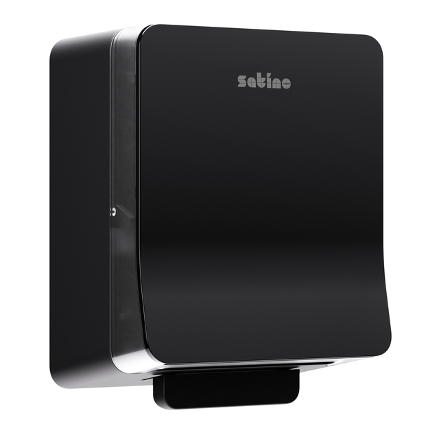 handdoekkap, dispenser, zeepdispenser, mat zwart, vloermodel