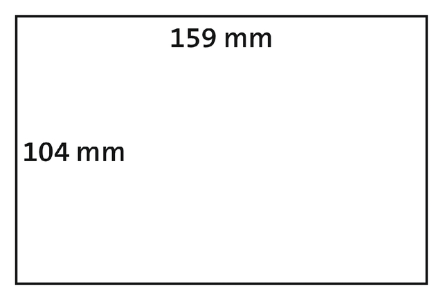 Etiket Dymo LabelWriter 5XL verzendlabel 104x159mm 1 rol á 220 stuks wit