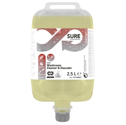 SURE Sanitairreiniger en Ontkalker QS doos 2x25ltr