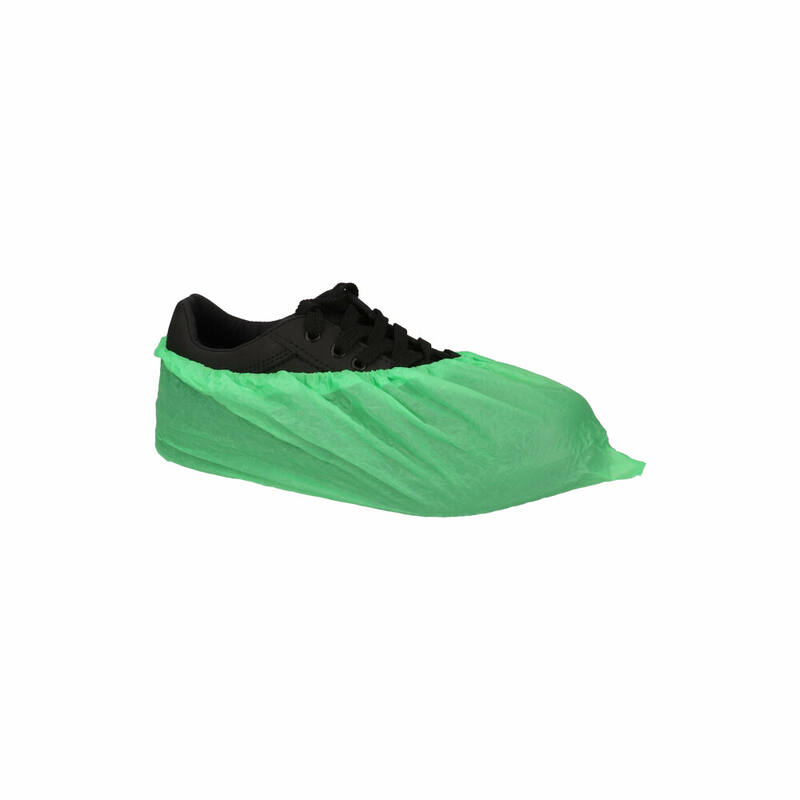 CMT Schoenovertrek CPE Groen mt36-42 Ruw 40mµ doos 20x100st