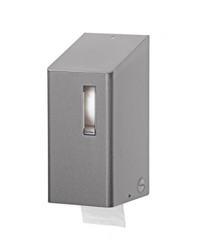 Santral Toiletrolhouder voor doprollen 2rols RVS