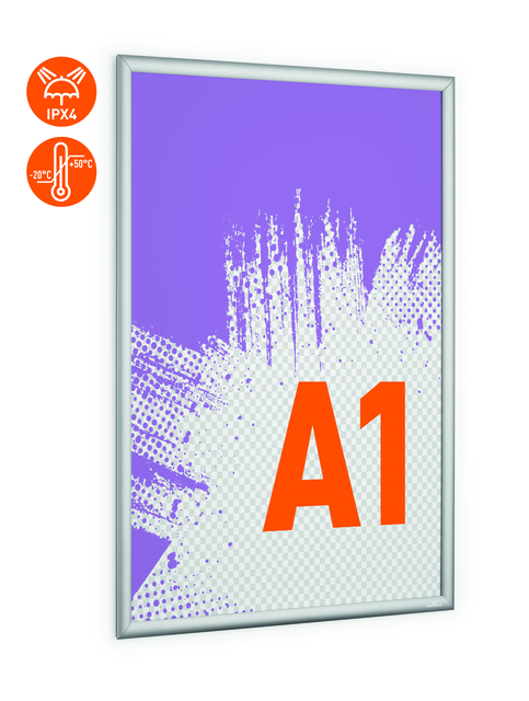 poster, frame, A1, paars, print