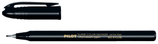 Fineliner PILOT Super Color Scan ultra fijn zwart