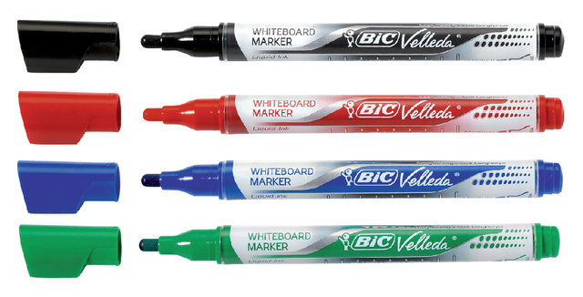 Viltstift Bic Velleda liquid whiteboard rond medium groen