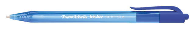 Balpen Paper Mate Inkjoy 100RT medium blauw