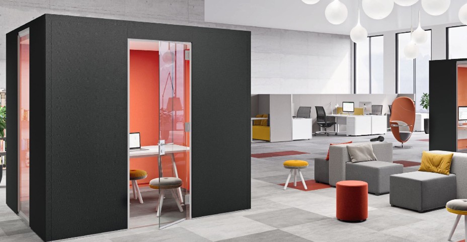 Hybride kantoor voorbeeld