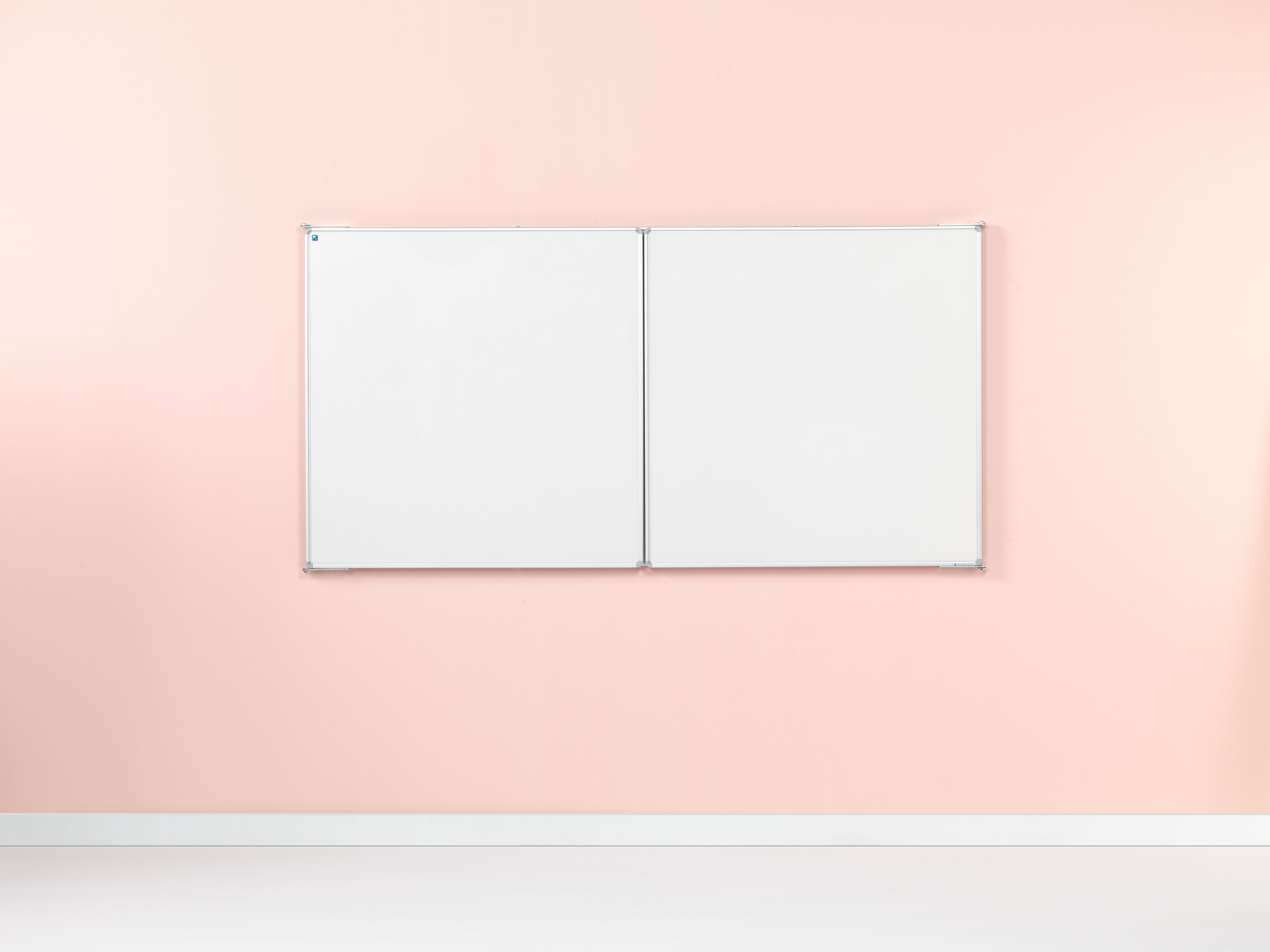 Vijfvlaks whiteboard RC-10, wit emaille - 60x90 cm