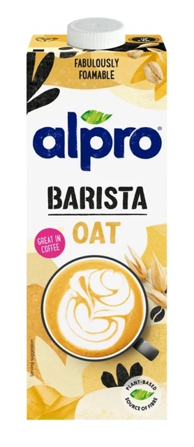 barista oats, havermelk, alpro, latte-art, plantaardig