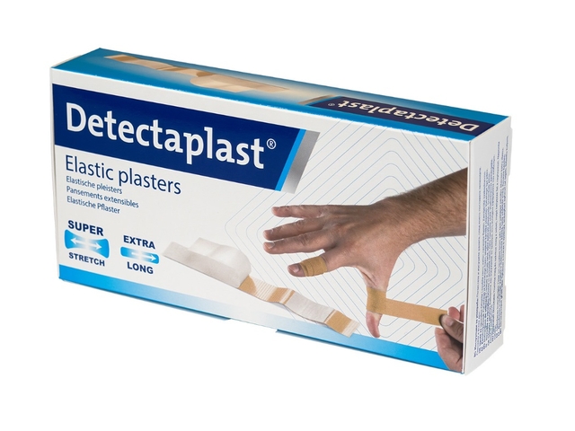 elastische pleisters, pleisterstrips, stretchmateriaal, extra lang, beige