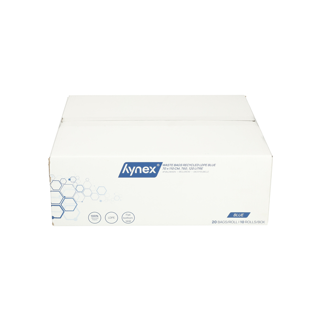 Wegwerftüten, rollen, doos, blauw, kynex