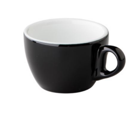 Kop Barista Cappuccino Zwart 190ml doos 6 stuks