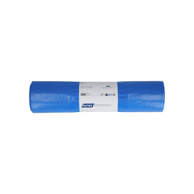 roll plastic, afvalzak, blauw, mini rol, polyethyleen
