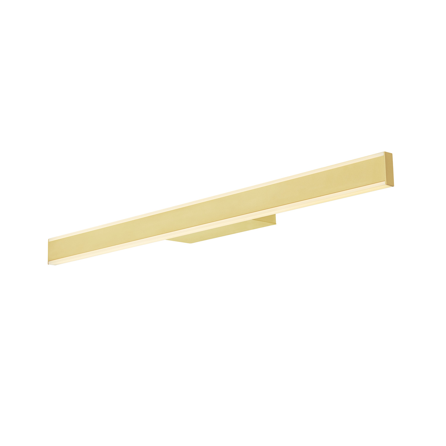 ONE LINEAR 70 wand messing 2xLED 2700/3000K