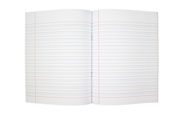 notebook, lined paper, open notebook, spreads, ruled pages