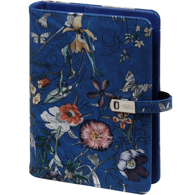 Organizer Kalpa Personal inclusief agenda 2026/27 7dagen/2pagina's bloemenzee blauw