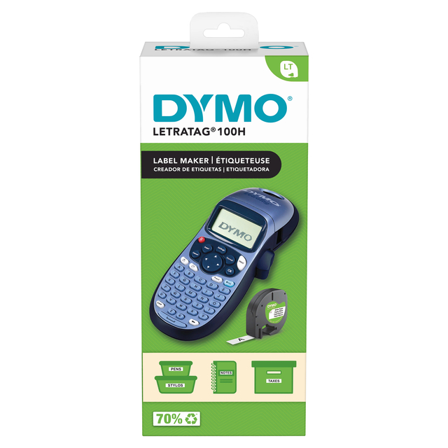 etiketprinter, labelmaker, DYMO, laptop label, 100H