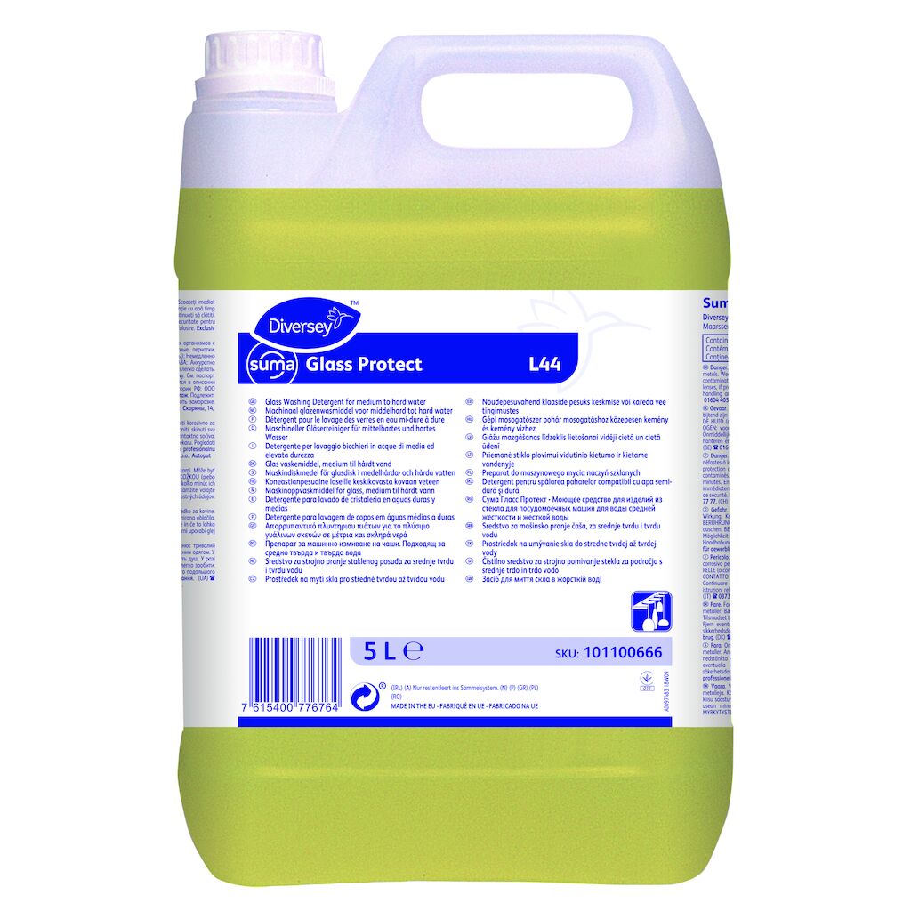 Diversey Suma Glass Protect L44 Glazenwasmiddel per 5 ltr