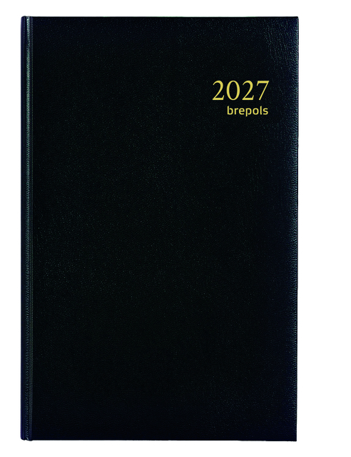 agenda, notitieboek, kaartenhouder, kunstleer, donkerblauw