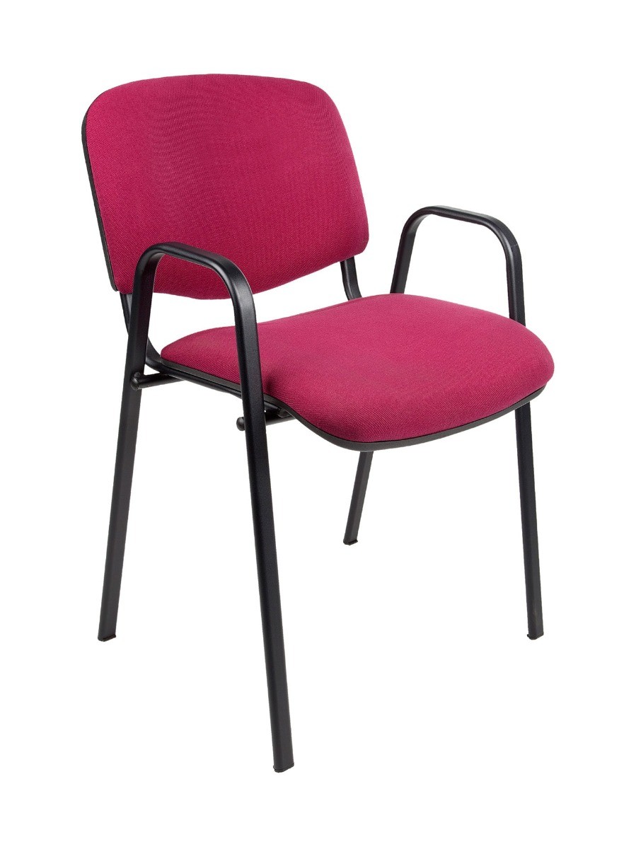 MILOS-Bordeaux-Stof-Zwart frame