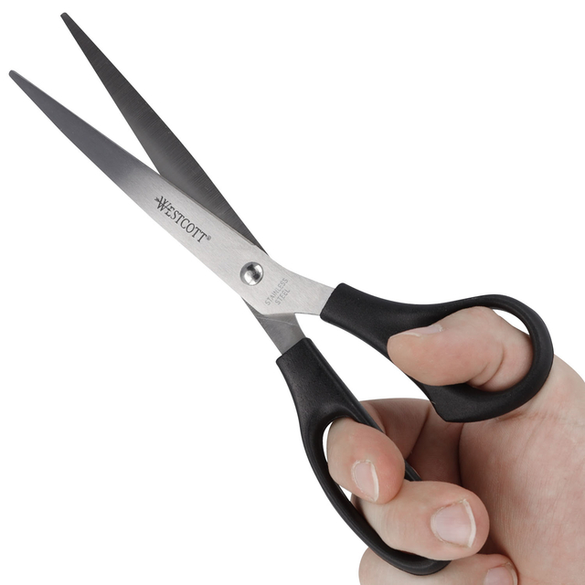 schaar, keuken-schaar, Westcott, roestvrij staal, korte handvat