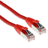 ACT Rode 3 meter SFTP CAT6A patchkabel snagless met RJ45 connectoren