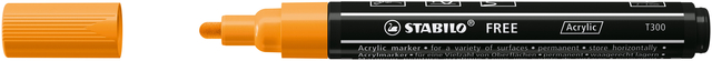 Acrylmarker STABILO  Free Acrylic T300 oranje