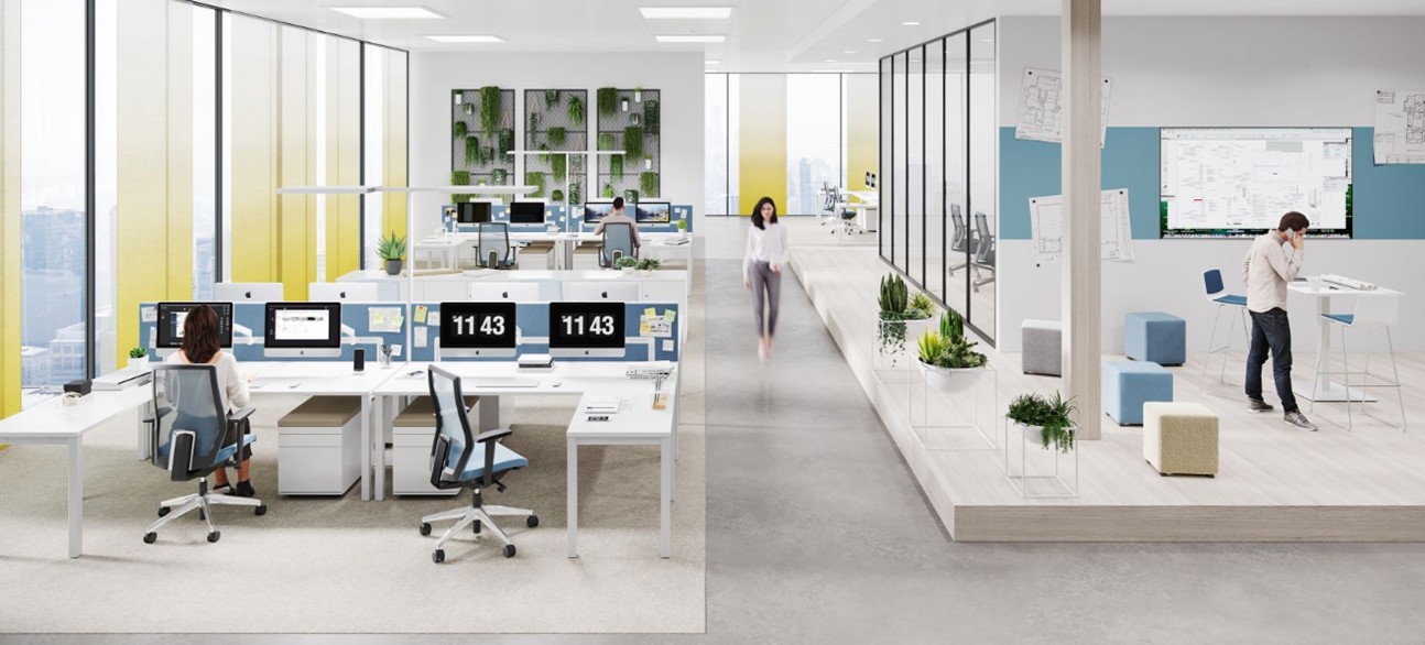 Open kantoor voorbeeld 1