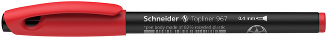 Fineliner Schneider Topliner 967 0.4mm rood