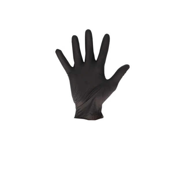 Handschoen CMT L soft nitril zwart