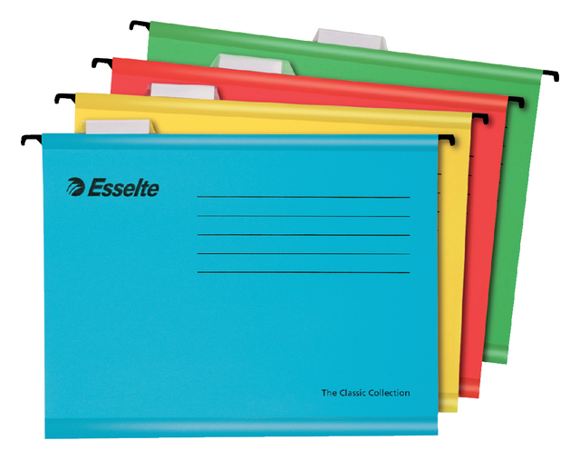 Hangmap Esselte Classic folio V-bodem 382x240mm groen