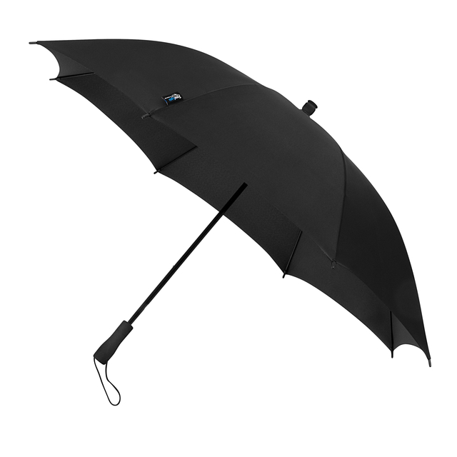 Paraplu Travellight® extreem licht handopening windproof doorsnede 100 cm zwart