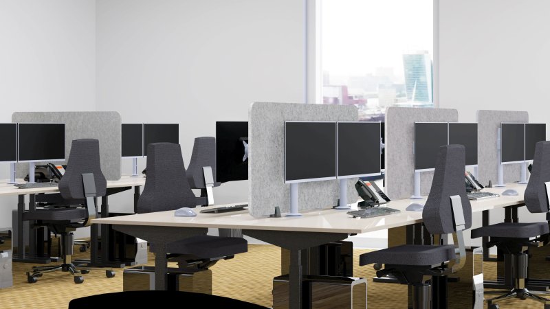 Voorbeeld scheidingswanden akoestisch