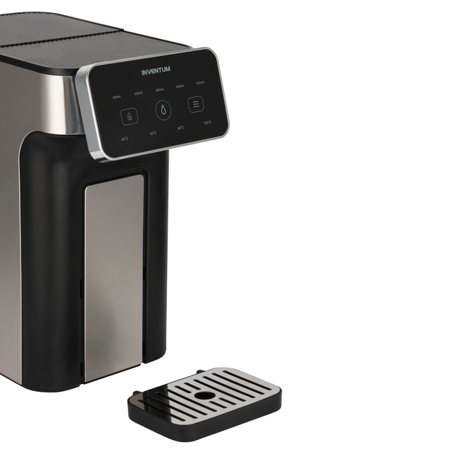 koffiezetapparaat, koffiezetter, instellingenpaneel, uitneembare lek, driptray