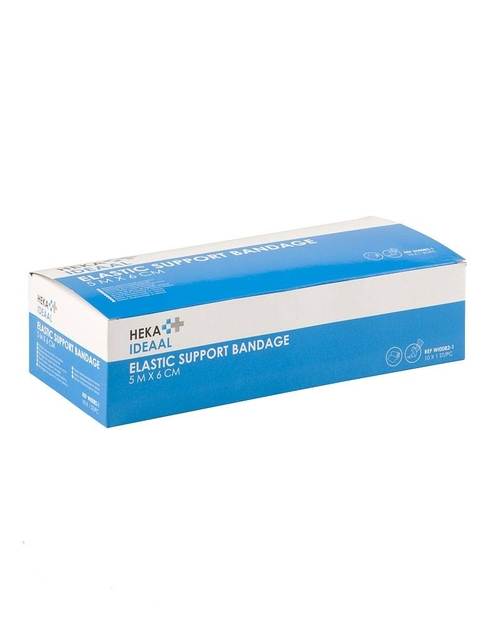 elastisch, verband, bandage, kleur-blauw, 5 m x 6 cm